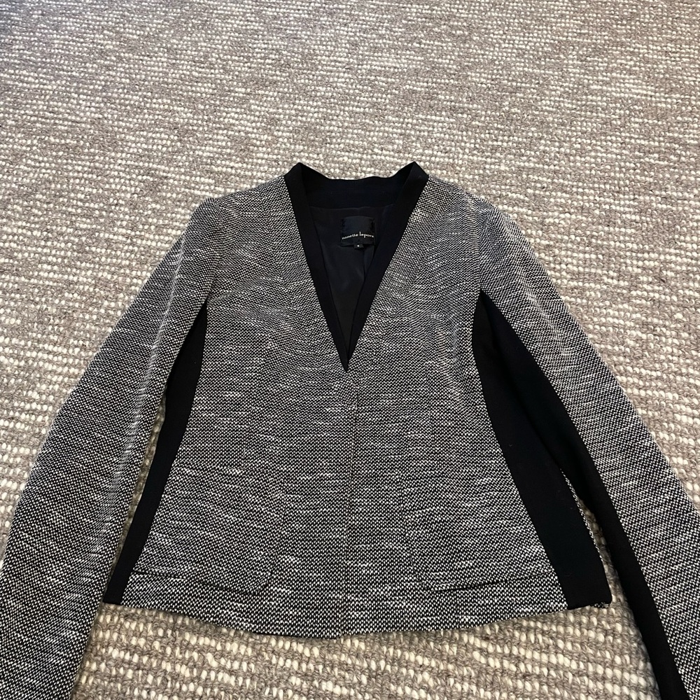 Nanette lepore perfect match tweed blazer size 6